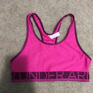 Bright Pink Girls Sports Bra